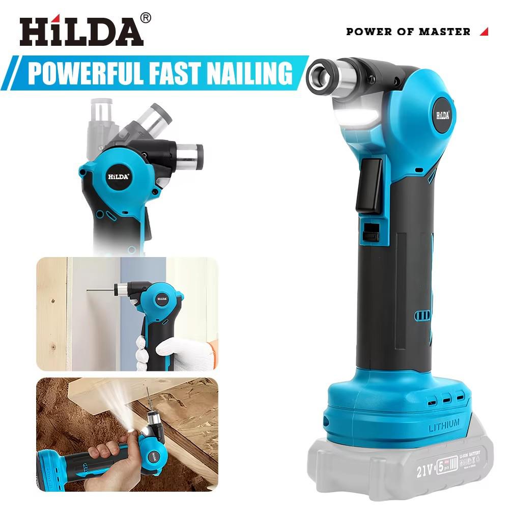 21V Rechargeable Lithium Battery Nail Gun & Screwdriver for Woodworking