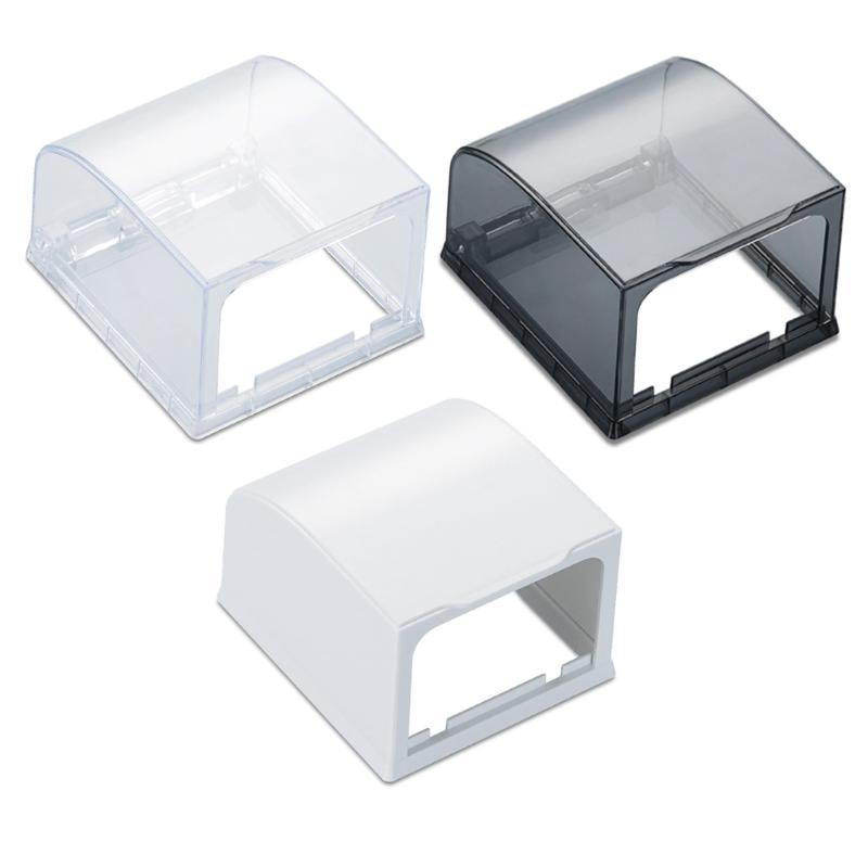Sturdy Plastic Protective Waterproof Outlet Cover 86 Type Receptacle for Bathroom Plugs and Switch Socket Face Plate