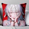 Hiyuki Anime Wwuthering Waves Pillow Case Fashion Square Pillowcase Bedroom Sofa Room Ins Decoration Leisure
