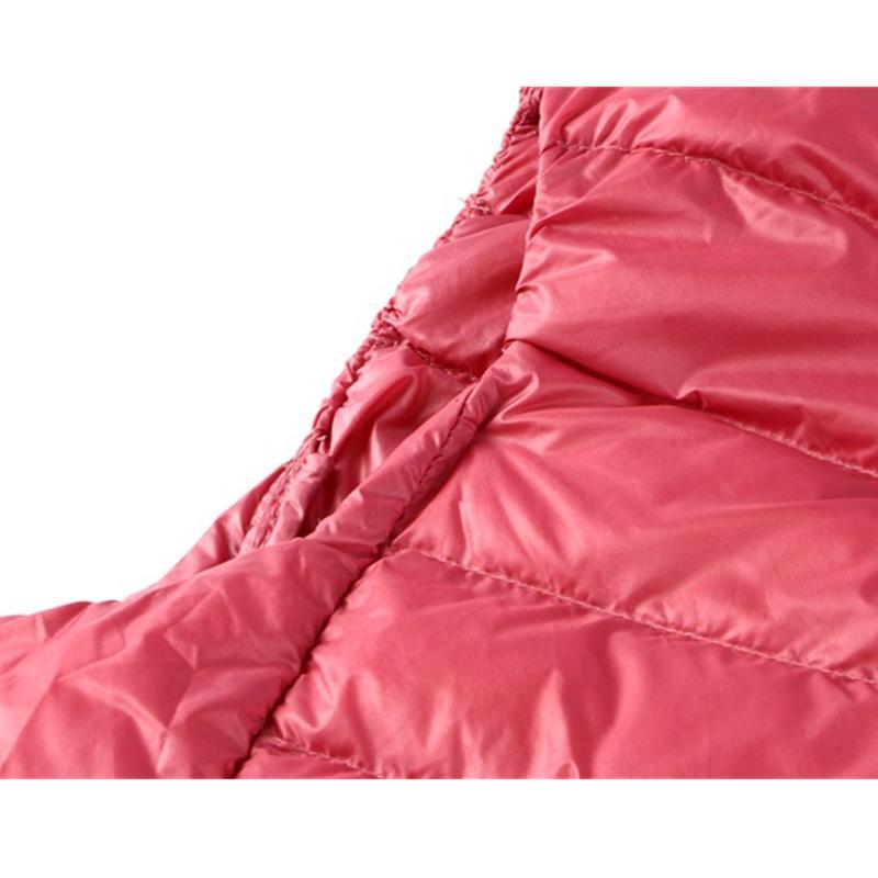 Down women's inner short lining vest