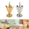 Electric Incense Burner Middle Eastern Style EU 220V Plug Ornament Golden