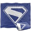 SUPERMAN Silky Logo Supersoft Blanket
