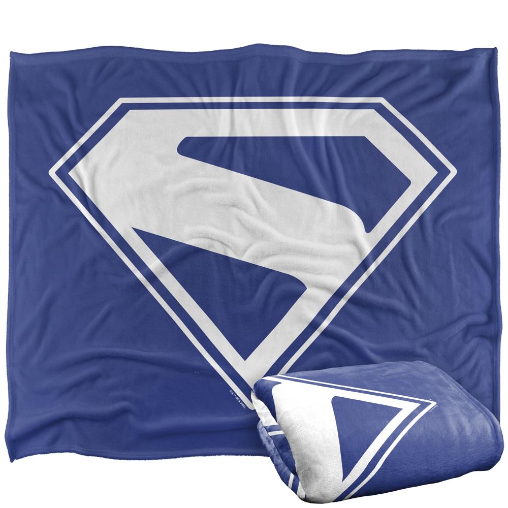 Superman Silky Logo Supersoft Blanket