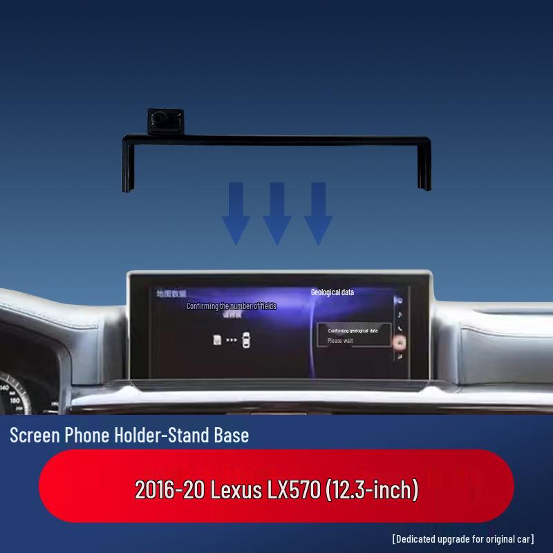 Lexus Navigation Screen Phone Holder for Interior Modification