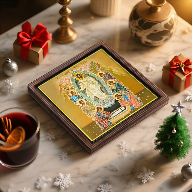 Russian Eastern Orthodox Church Wooden Wall Decor - Rustic Wooden Sign for Desktop, Door, Wall Decor - Ideal Gift for Friend & Family