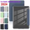 6 Inch eReader Case Acrylic Folio Funda Colorful Smart Shell for Kindle 2024 (12th Generation)
