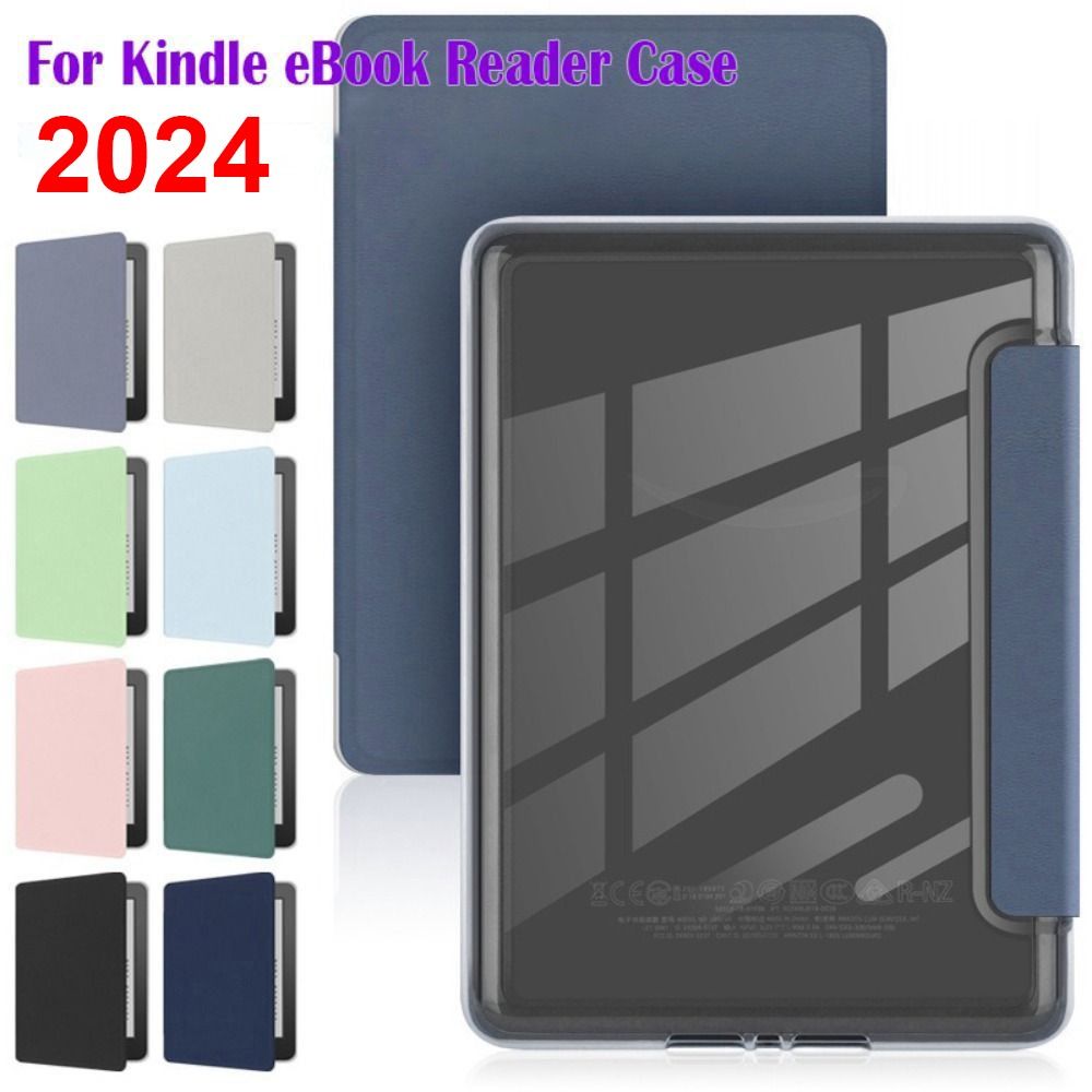 6 inch C2V2L3 Protective Cover Acrylic Folio Funda eReader Case for Kindle 2024 (12th Generation)