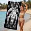 Customizable personalized beach towels Baphomet themed designs.Suitable for the beach, yoga, sports;ideal as beach accessories