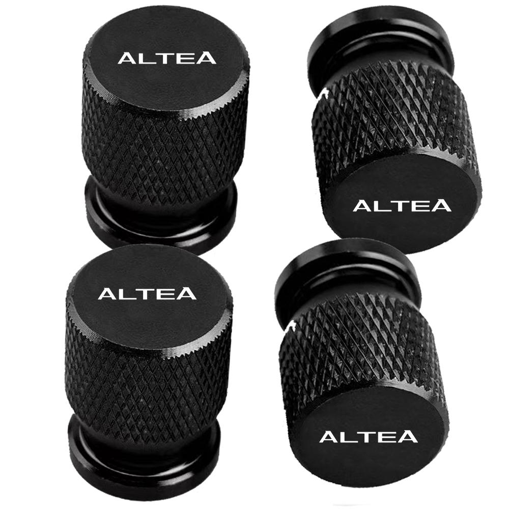 4Pcs Car Wheel Tire Valve Caps Tyre Stem Covers Airdust Waterproof For Seat ALTEA Ateca IBIZA MII Accessories