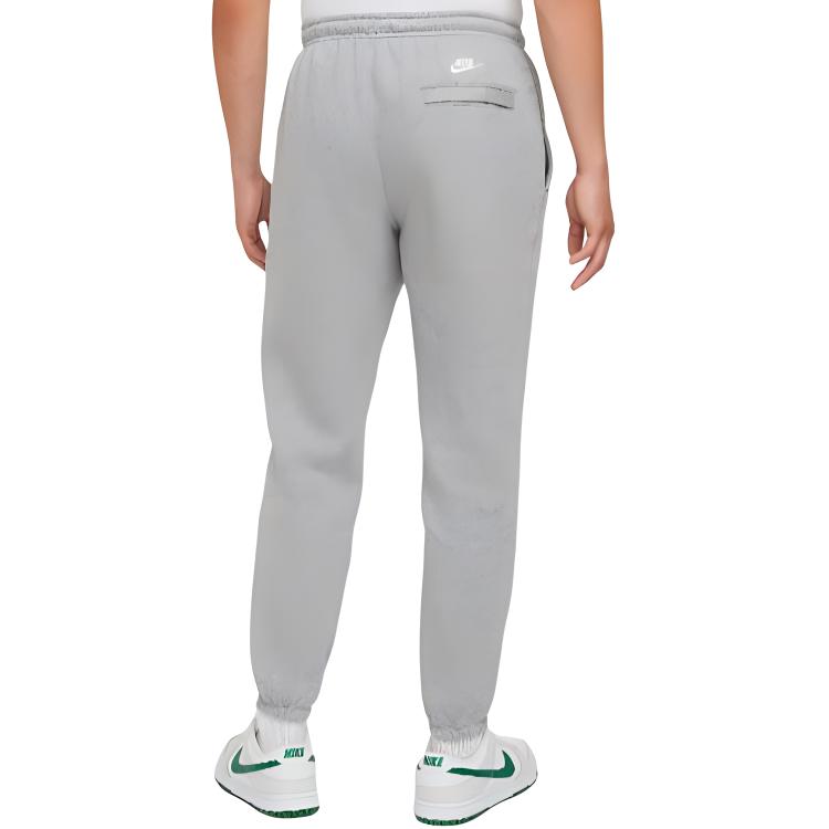 Nike Logo Letter Print Pattern Lace-Up Knitted Sports Pants Men Pants Gray FZ0882-063