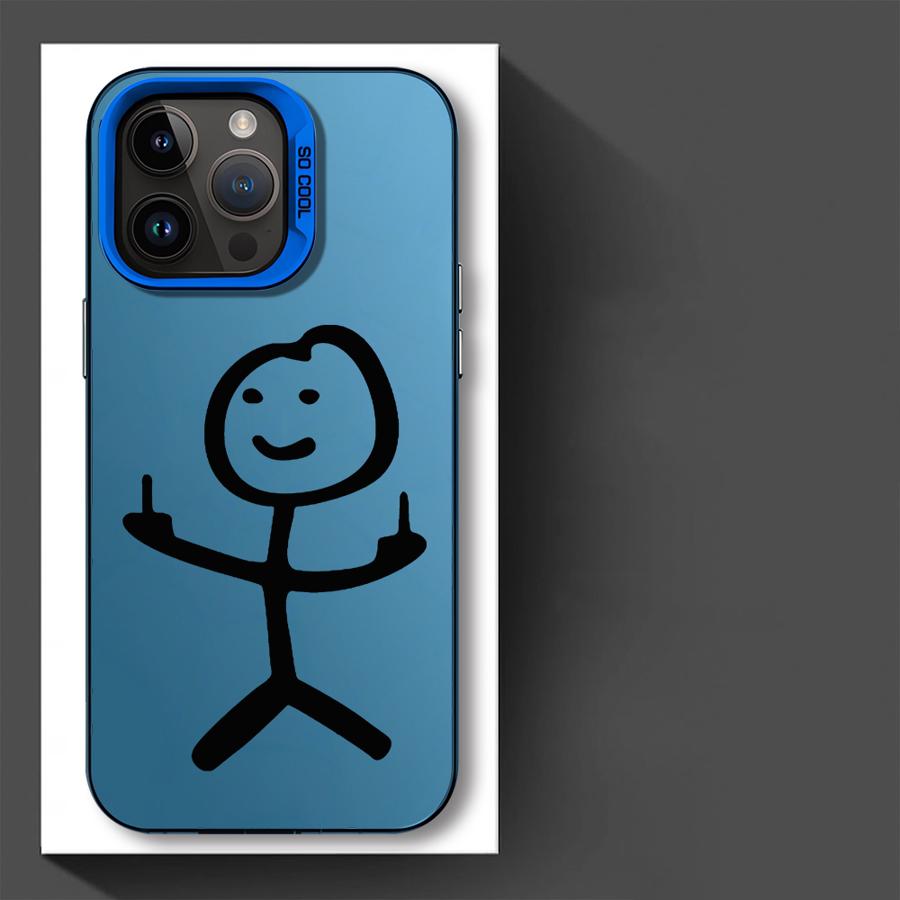 Phone Cover Case for iPhone 17 Pro Max Air 16 14 Plus 13 12 Pro 11 15 Cartoon Matchman