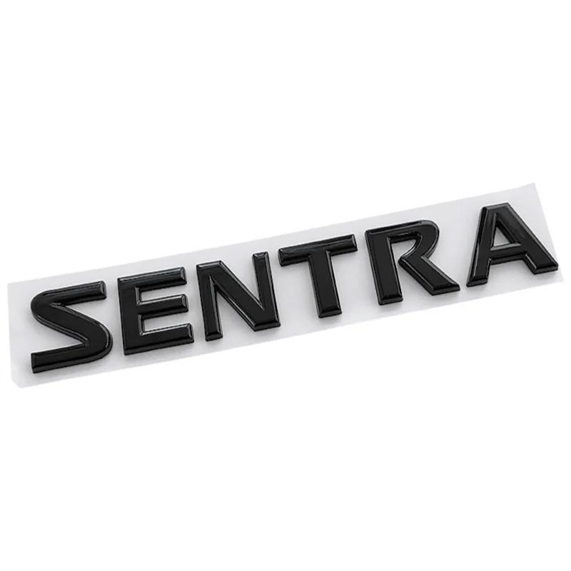 ABS Car Trunk Body Side Emblem Letter Rear Decal for  SENTRA Badge Auto Decoration Sticker Styling Exterior Accessories