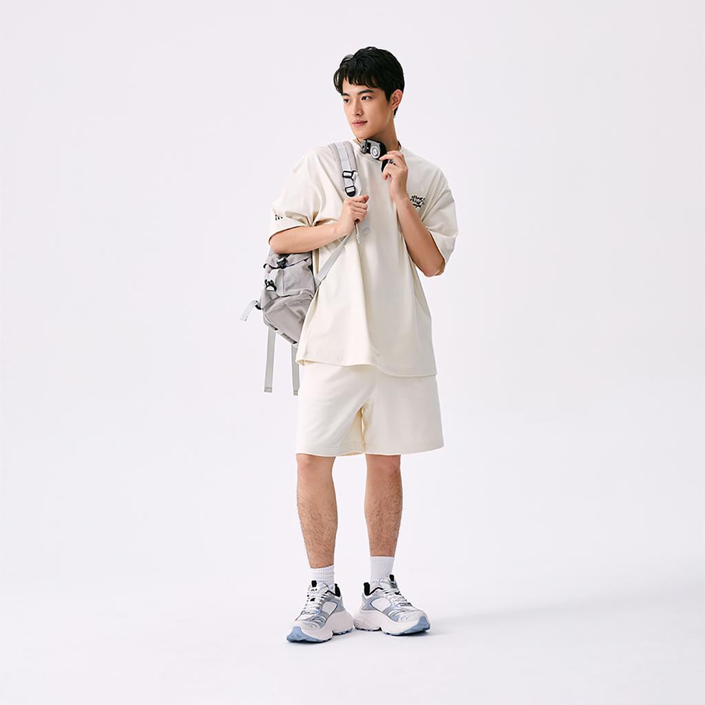 New MLB New York Yankees Basic Collection SS25 Casual Shorts Unisex Cream 3ASPB0153-50CRS