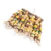 Hanging Chewing Toy Multicolored Natural Wooden Bird Tearing Blocks for Large  