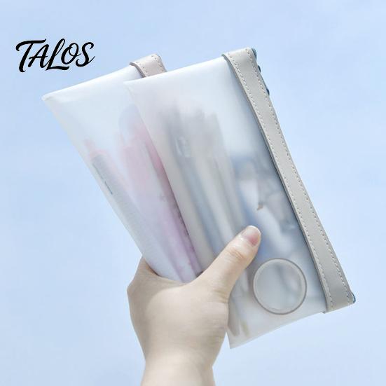 Soft Color Pencil Case Clear Mesh Case, Large Transparent Pen Pouch for Girls, Waterproof Quick Access Bag Stationery High School Students, Cosmetics