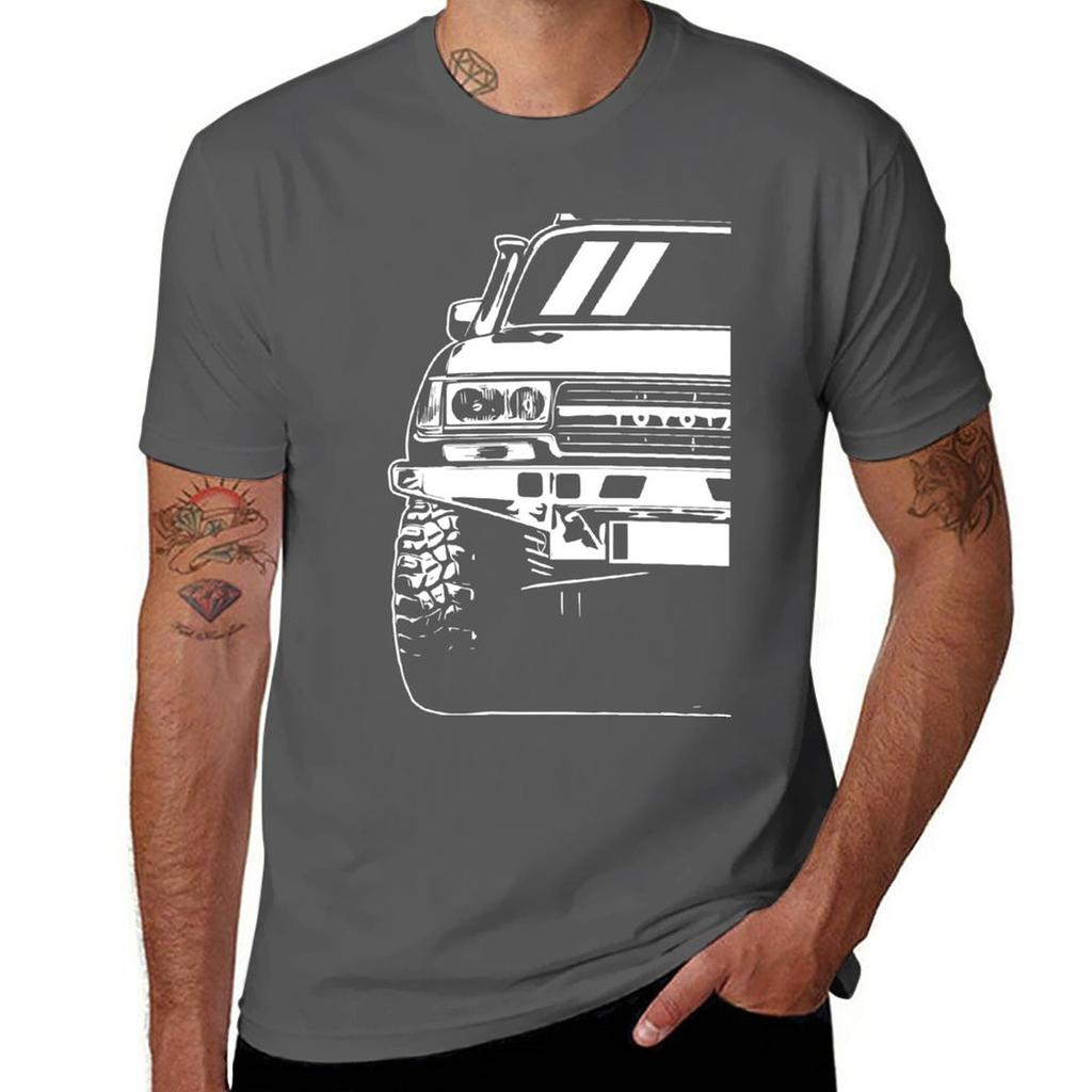 New Landcruiser  80 Series  Classic Car Art TShirt Customized T Shirts Anime Clothes Plain Black T Shirts Men