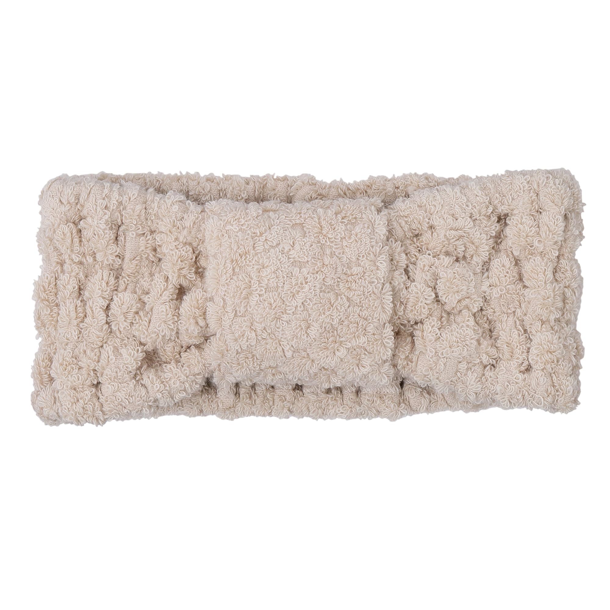 

Nishikawa Newmine Gets fluffier with each TT99220620 Hairband, 8x22cm, Washable, 100% Cotton, wash, Imabari-made, Beige, бежевый