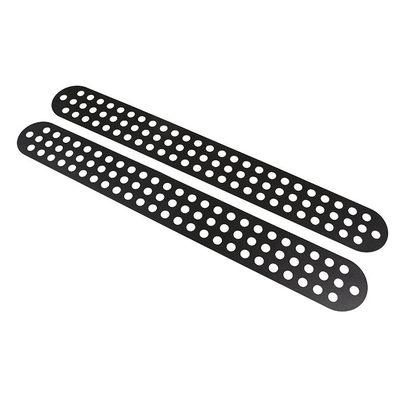 For Land Rover Defender 90 110 130 2004-2018 Alloy Car Roof Door Side Window Glass Protection Panel Stickers Car Accessories