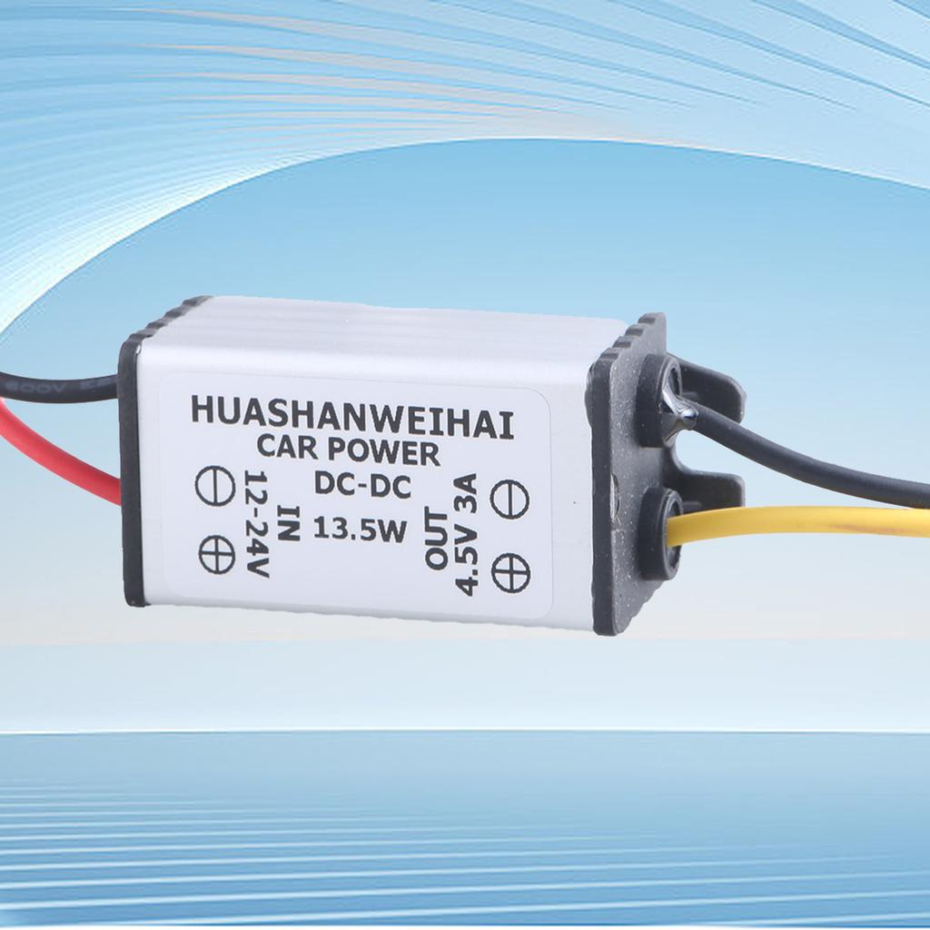 12V 24V to 4.5V 3A Converters IP68 Waterproof Voltages Powers Module DC Buck Converters Module Voltages Regulator