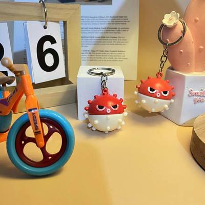 Game Love And Deepspace Rafayel Cosplay Keychain Bobo Fish Backpack Pendant Keychain Accessories Gift