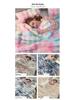 Tie-Dye Plush Bubble Fleece Blanket - Double-Sided, Thick, Perfect for Bed, Office, Outdoor Naps, Sofa Cover.