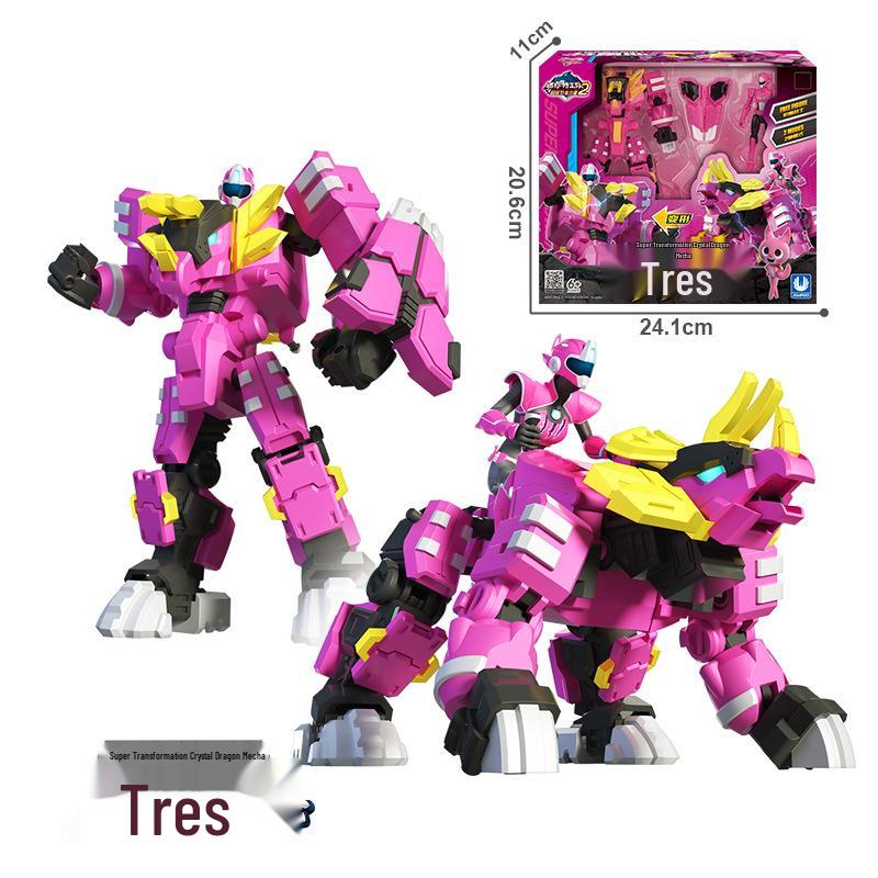 Zhan Gao Mini Force Super Dinosaur Power Series 2 Transforming Mecha Robot Toy