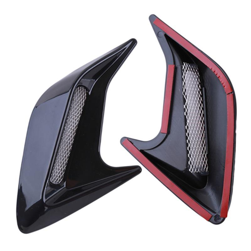

Car Shark Gills Outlet Simulation Vent False Air Outlet Side Hood Bonnet Decorative Wind Network One Size