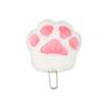 [GUFER] Fluffy Cat Paw Keychain Plush Toy (Approx. 8cm*9cm) Cute Fluffy Cat Paw Keychain Ball Chain