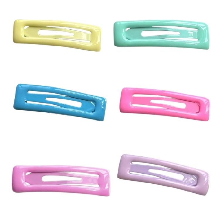 10pcs/set Candy Color Snap Hairpin Girl Camping Headwear Spring Summer Hairpin