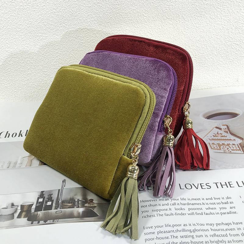 1 portable jewelry multi-layer collection lightweight luxury zipper storage bag with multiple compartments 14 * 12.5 * 3.5cm