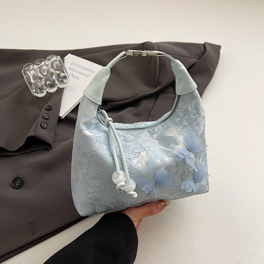 Elegant Embroidery Shoulder Bag Cheongsam Accessories Hanfu Printing Handbag  Women