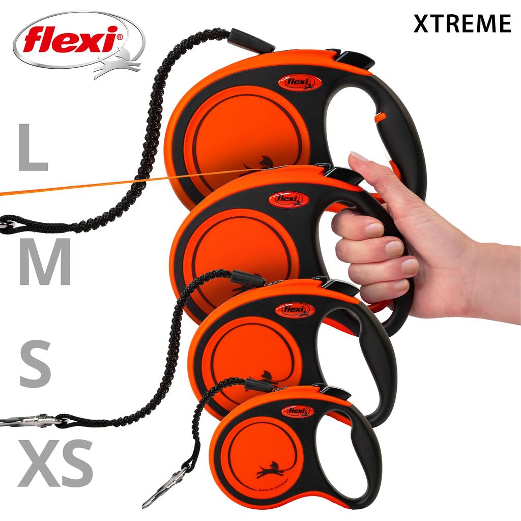 Flexi Retractable Lead Extreme Tape Size 5m [Dog Lead] (S (Under 20kg))