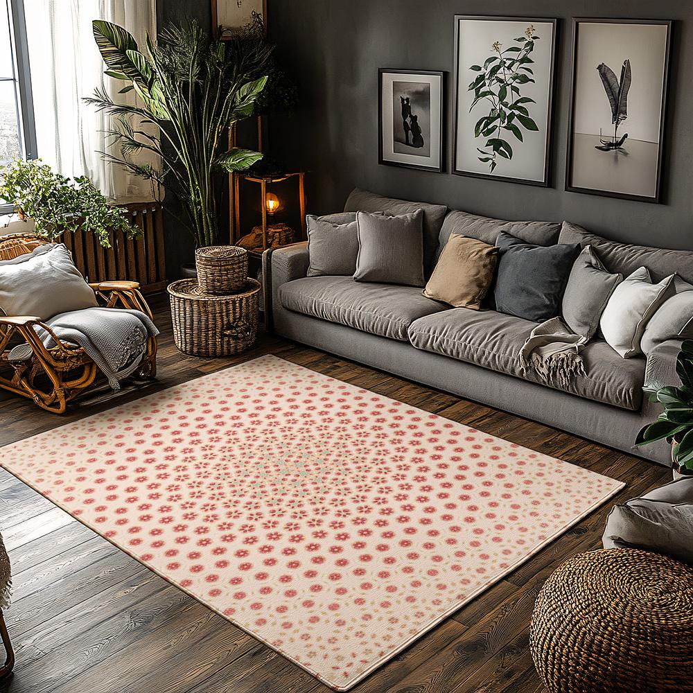 

Soft Fluffy Area Rug Non Slip Washable Home Decor Living Room Bedroom Floor Mats Carpet Modern Abstract Pattern Cozy Rug Gift 50cm x 80cm