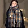 Imitation Cashmere Winter Scarf Windproof Warm Shawl Wrap Fashion Knitted Scarf  Autumn