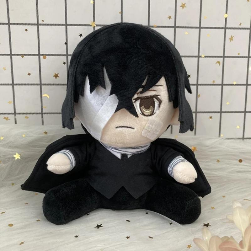 Anime Bungou bezpańskie psy pluszowe zabawki Edogawa Rampo Nakahara Dazai Osamu pluszowa lalka postać Cosplay śliczne miękkie wypchana poduszka 20cm