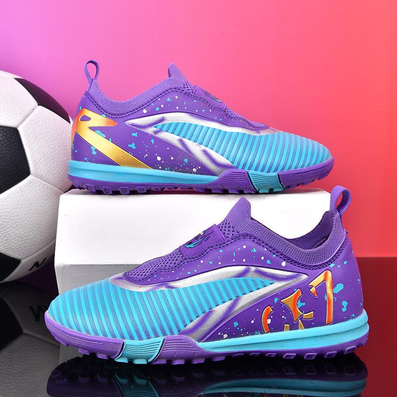 Unisex Buty Piłkarskie TF na Sztuczną Nawierzchnię Lekkie Oddychające Antypoślizgowe Kolce Buty Piłkarskie dla Mężczyzn Kobiet Sporty Zewnętrzne Trening Mecz