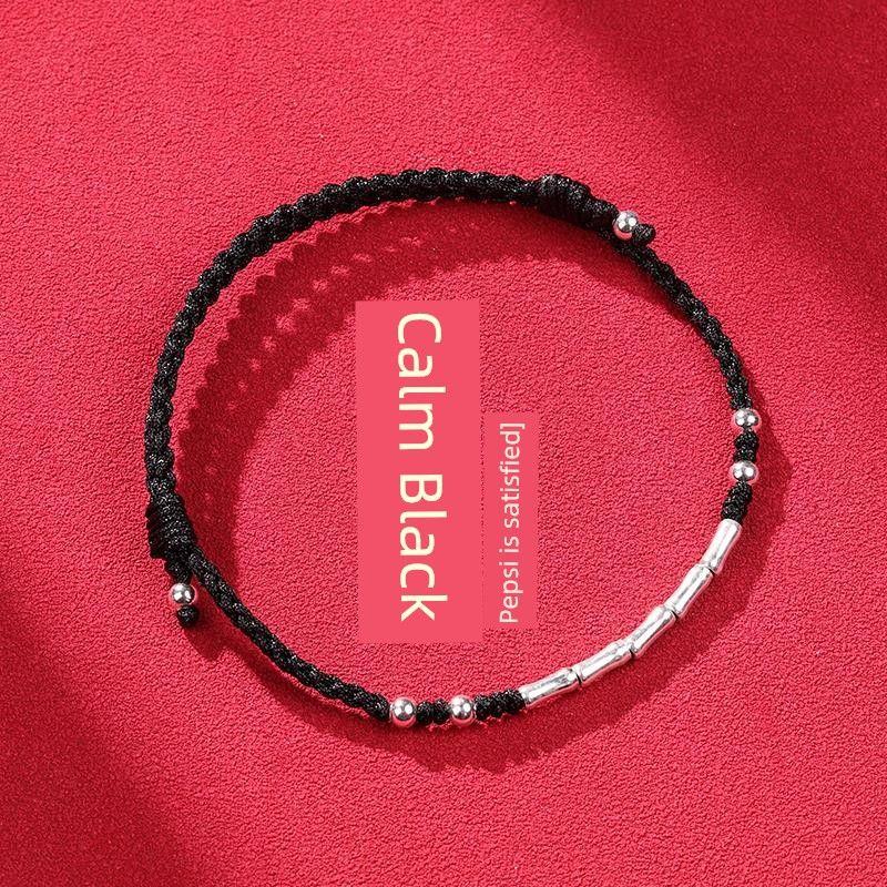 Postgraduate Entrance Examination Ashore Bracelet Bamboo Woven Red Rope Good Luck Koi Exam Lucky Carrying Strap Gift Boys and Girls Festival High