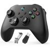 Manette de jeu sans fil G6 pour iOS Android PC Switch avec joystick à effet Hall et support pour téléphone