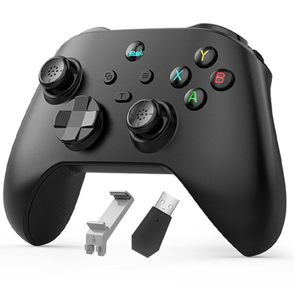 Manette de jeu sans fil G6 pour iOS Android PC Switch avec joystick à effet Hall et support pour téléphone