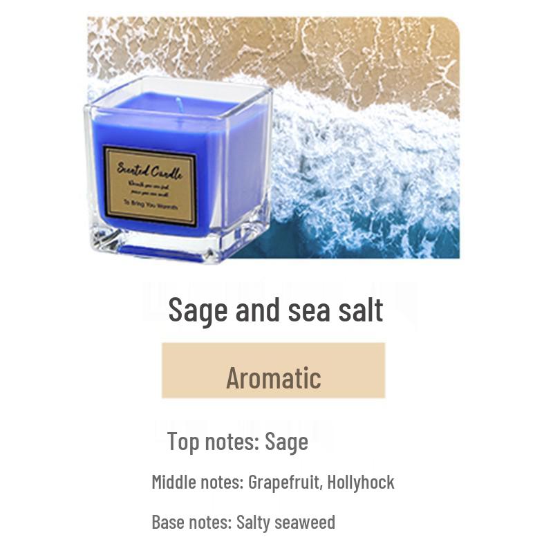 Aromatherapy Square Soy Wax Candle – Smokeless Fragrance Gift