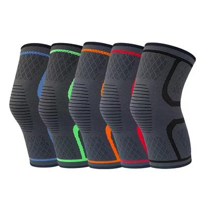 Breathable Non-Slip Sports Knee Pads for Running, Basketball, Fitness & Cycling - Unisex Nylon Design