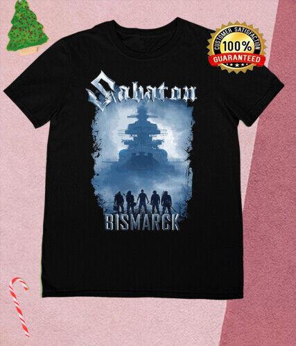 Вдохновленные Sabaton Bismarck Черная Хлопковая Футболка для Мужчин Все Размеры S 4XL Унисекс Футболка L