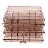 Jewelry Box 3 Layer 72 Cells Antioxidant Acrylic Clear Jewelry   for Earring Necklace