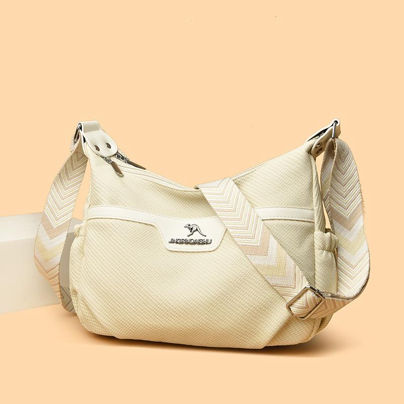 Simple New Trendy Fashion Shoulder Bag Large Capacity Mother Messenger Bag Commuter Small Square Bag