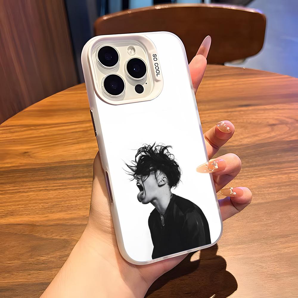 Y-Yungblud Hot Singer Phone Case For IPhone 17 Air 16 15 14 Plus 13 12 11 Pro 7 8 XS Max XR Silver White Bumper Case
