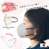 Fabric Mask for 3D Made in Japan Pink x 30 masks for [GINZA STYLE] Non-woven Children, Design, Two-tone, (Sakura Gray, children)