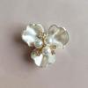 1 Pcs Pearl  Daisy Flower Plate Torus Alloy Accessories Diy Handmade Jewelry