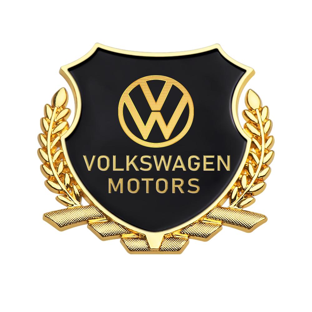 3D Metal Car JK68 Logo Body Trunk Badge Emblem Sticker Accessories For Volkswagen VW Golf Polo Tiguan Rline R Passat CC Touareg Jetta