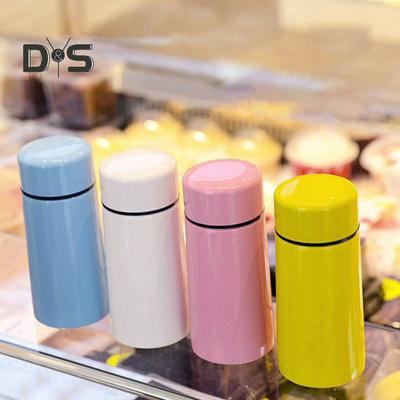 Mini Portable Pocket Cup Stainless Steel Vacuum Cup Double-Wall Insulated Coffee Bottle with Lid BPA-Free Travel Mug for Home Office Gym