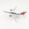 Alloy Airplane A320 16cm Air Asia White Dragon Airways Aircraft 1/400 Scale Plane Model Gift For Collection Home Decoration
